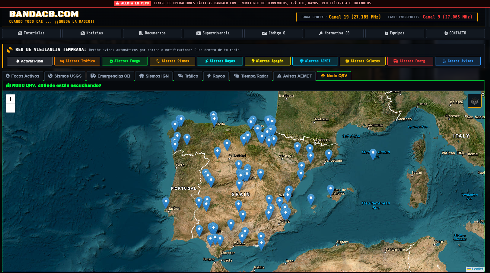 Radar de Operadores QRV